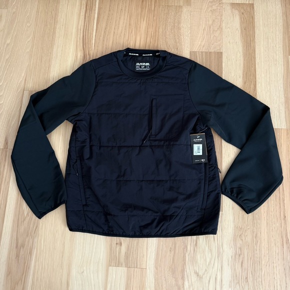 Dakine Cruiser Insulated Crew Pullover Shirt Jacket Unisex Small Black - Picture 8 of 14